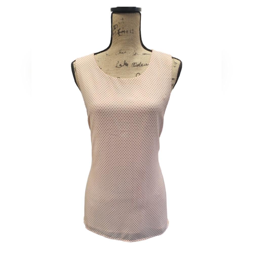 Sleeveless flowing blouse